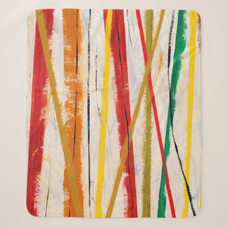 Cobertor Sherpa pintura de abstrato