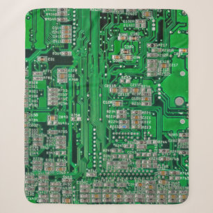 Cobertor Sherpa Pintura de Conselho de Circuito