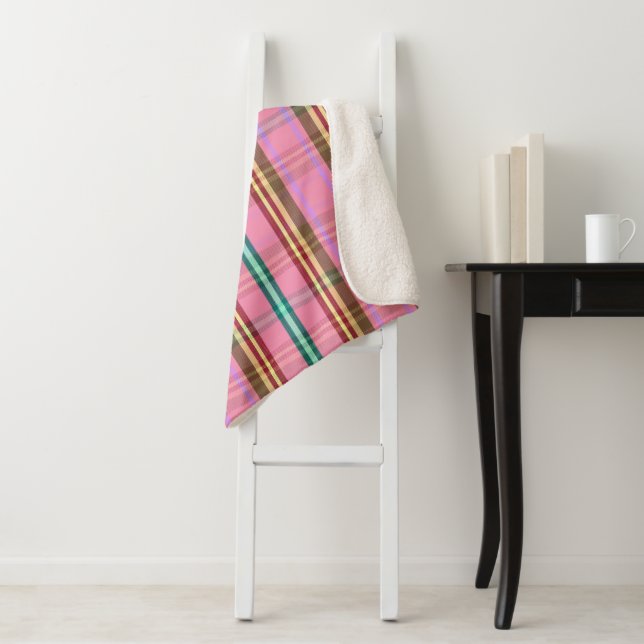 Cobertor Sherpa Plaid de Plumagem TB (In Situ)