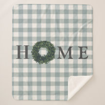 Plaid HOME Tipografia Fazenda Estilo Moderno
