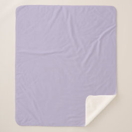 Cobertor Sherpa Plain dusty lavender solid color