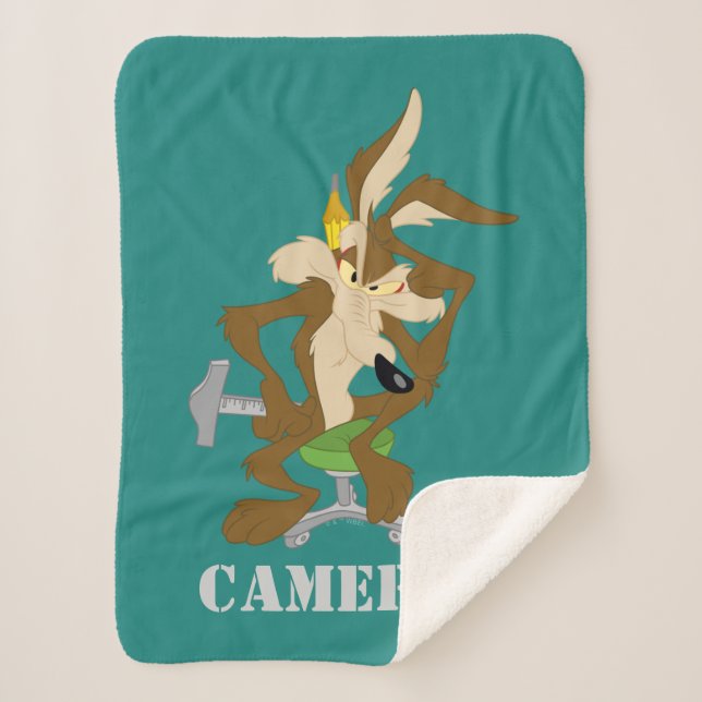 Cobertor Sherpa Planejamento do WILE E. COYOTE™ (Frente)