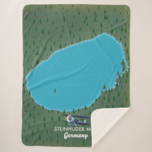 Cobertor Sherpa Plano Steinhuder Meer Alemanha