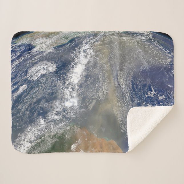 Cobertor Sherpa Poeira em direção à América do Sul (Frente (Horizontal))