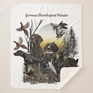 Cobertor Sherpa Pointer Alemão de Pelo Curto