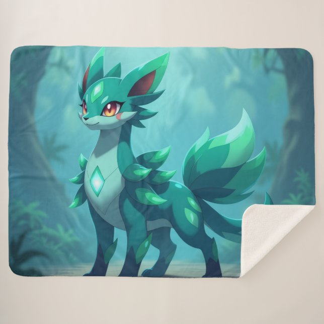 Cobertor Sherpa Pokémon und seine Treue Freunde (Frente (Horizontal))