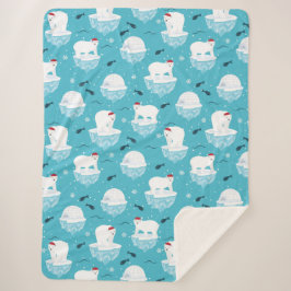 Cobertor Sherpa Polar Bear Party