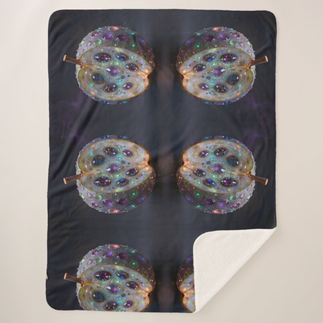 Cobertor Sherpa Pomegranate  (Frente)