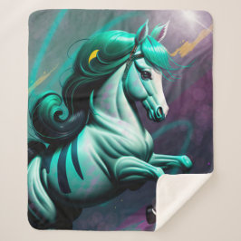 Cobertor Sherpa Pôneo Espírito 3d, bonito 24