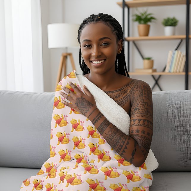 Cobertor Sherpa Pooh Sherpa Blanket (Criador carregado)