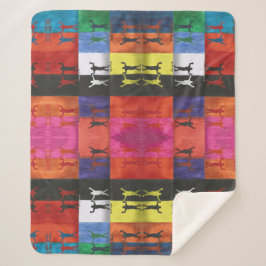 Cobertor Sherpa Pop art no.1 by Yeshaya Dank - unity & harmony