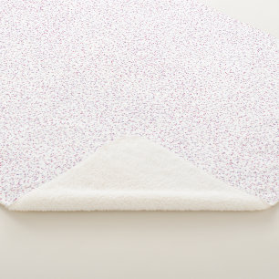 Cobertor Sherpa Portas cor-de-rosa e roxas, doce,
