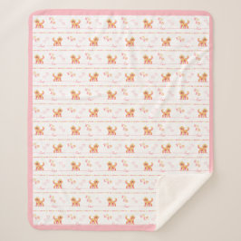 Cobertor Sherpa Posh Doodle Dog Love Sherpa Blanket