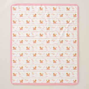 Cobertor Sherpa Posh Doodle Dog Love Sherpa Blanket