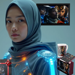 Cobertor Sherpa Poster Futuro Negro