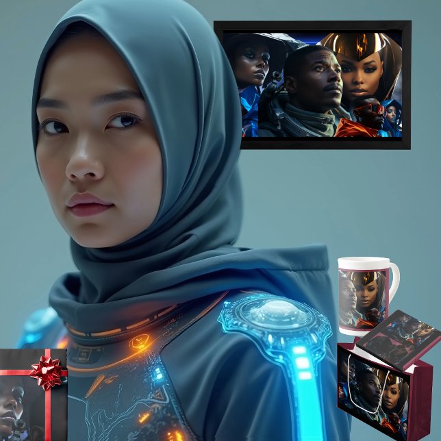 Cobertor Sherpa Poster Futuro Negro (Get the full "Black Future" collection at  https://bit.ly/BlackFutureZazzle)