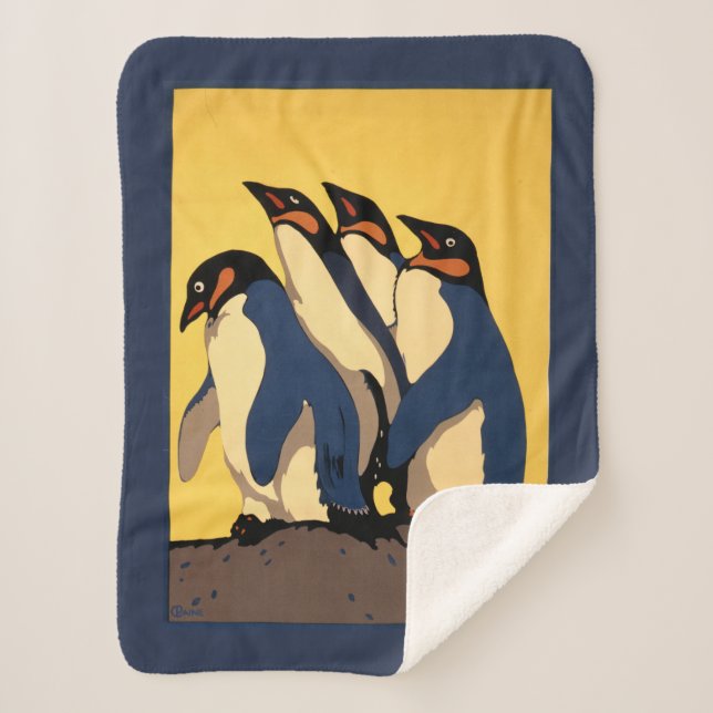 Cobertor Sherpa Poster Para O Transporte De Metrô Para O Zoológico (Frente)