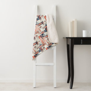 Cobertor Sherpa Posto London Sherpa Blanket