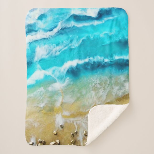 Cobertor Sherpa Praia (Frente)