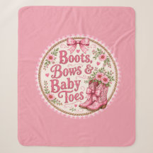 Pratos de Papel para Chá de Bebê Cowgirl Rosa | Bo