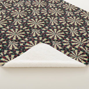 Cobertor Sherpa "Precisão em Camadas: A Arte de Bullseyes Empilhad