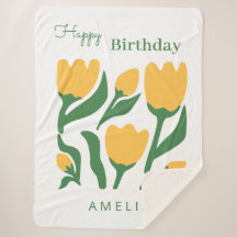 Presente de Aniversário Floral com Nome Personaliz