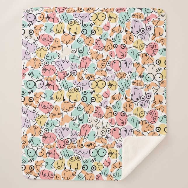 Cobertor Sherpa presente de diversão (Frente)