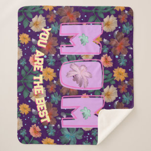 Cobertor Sherpa Presente personalizado e customizado para o dia da