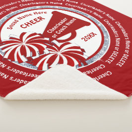 Cobertor Sherpa Presentes para Cheerleaderes de Mais velho ou pres