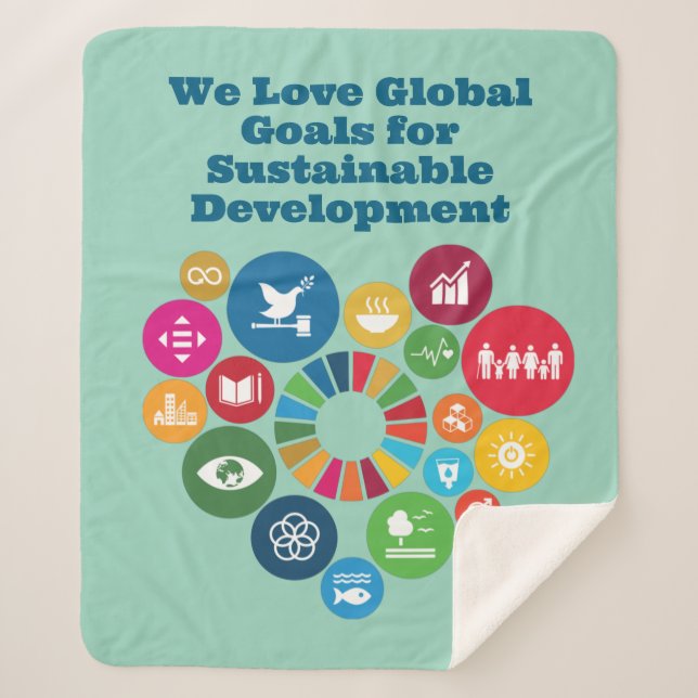 Cobertor Sherpa Presentes personalizados de tendências (Frente)