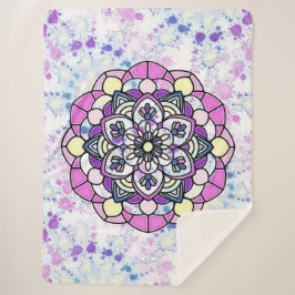 Cobertor Sherpa Primavera Mandala Sherpa Blanket