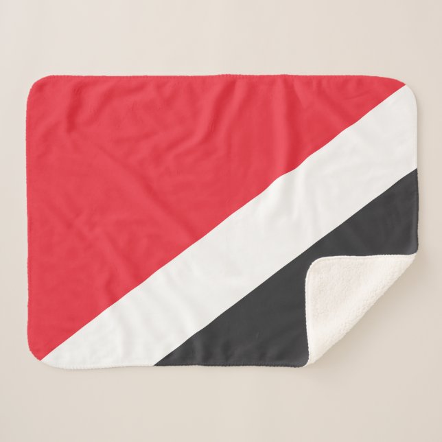 Cobertor Sherpa Principado de Sealand Flag (Frente (Horizontal))