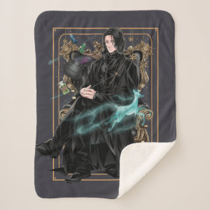 Cobertor Sherpa Professor Severus Snape Sentado