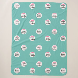 Cobertor Sherpa Profissional Moderno Personalizável Negócios Verde