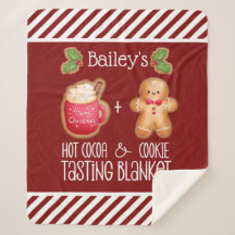 Provando de chocolate quente