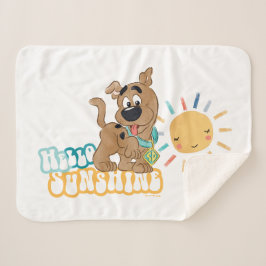 Cobertor Sherpa Puppy Scooby-Doo "Hello Sunshine"