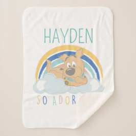 Cobertor Sherpa Puppy Scooby-Doo "Tão Adorável"