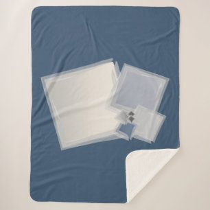 Cobertor Sherpa Quadrados Fibonacci Rolling