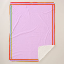 Cobertor Sherpa Quebra-cabeça rosa