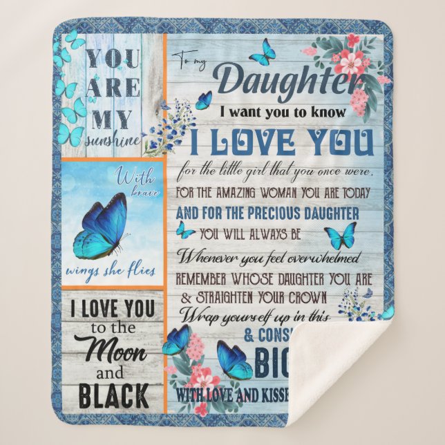 Cobertor Sherpa Quero que saibas que te amo, que és o meu Sol (Frente)