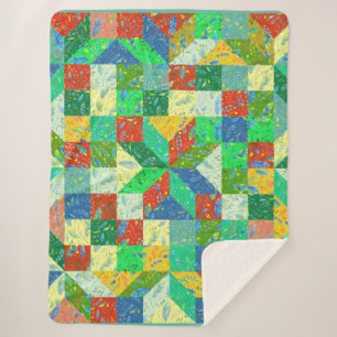 Cobertor Sherpa Quilt Pattern Sherpa Blanket