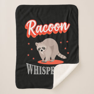 Cobertor Sherpa Raccoon Lover Raccoon Whisperer