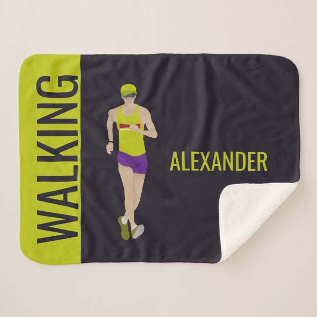 Cobertor Sherpa Race Walking (Frente (Horizontal))