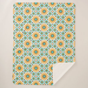 Cobertor Sherpa Radiância Zellige: Geometria Andaluza Colorida