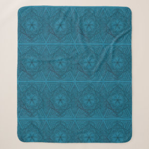 Cobertor Sherpa Radiante e sagrada Geometria Mandala