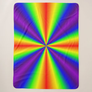Cobertor Sherpa Rainbow Cross Sherpa Blanket