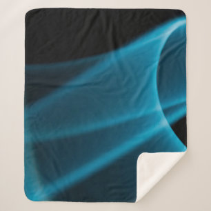 Cobertor Sherpa Raio azul de luz
