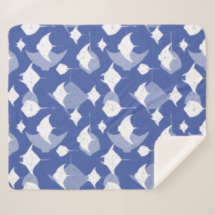 Cobertor Sherpa Raios Manta, Arrays, Legal Mar Branco