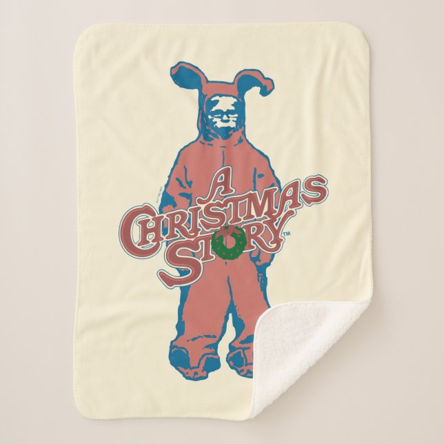 Cobertor Sherpa Ralphie | Pesadelos Rosa (Frente)