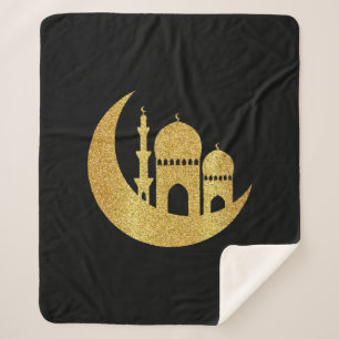 Cobertor Sherpa  Ramadan Kareem Ouro Helal  